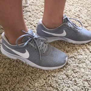 Grey Nike shoes